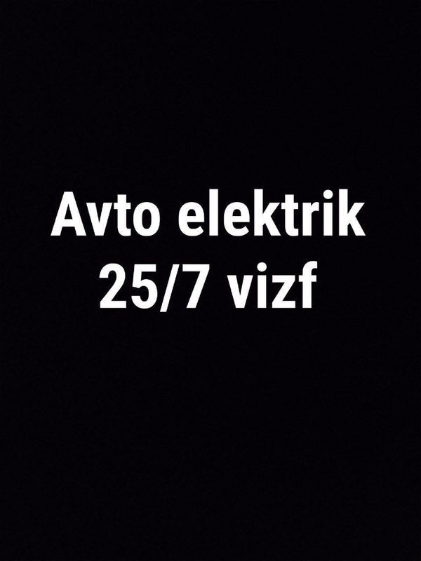 Elektirik xizmat 24/7 vizof