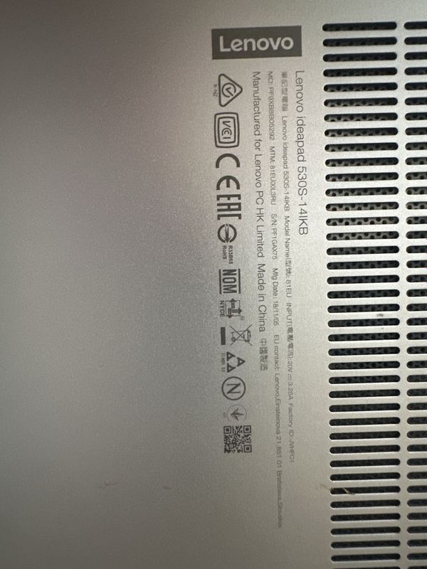 ноутбук Lenovo Ideapad 530S-14IKB ноутбук Lenovo Ideapad 530S-14IKB
