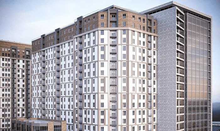 ул.Ш.Руставели ЖК Maljaan 2-комн 7/18 50,6 м² коробка строительство ул.Ш.Руставели ЖК Maljaan 2-комн 7/18 50,6 м² коробка строительство