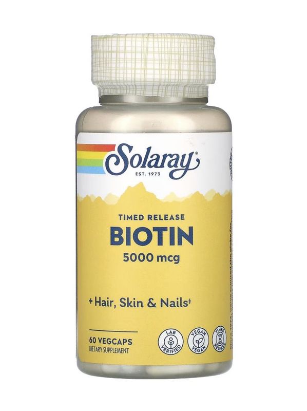 Solaray Biotin, БИОТИН, Американские витамины