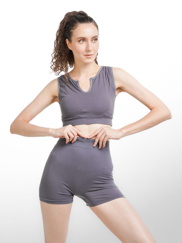 Спортивные двойки: топ+велосипедки, S/M/L Спортивные двойки: топ+велосипедки, S/M/L