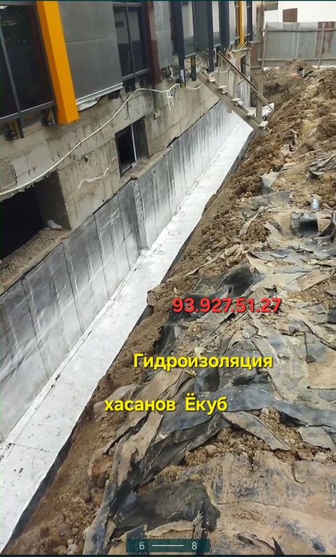 Gidroizolyatsiya xizmati tom terassa Gidroizolyatsiya xizmati tom terassa
