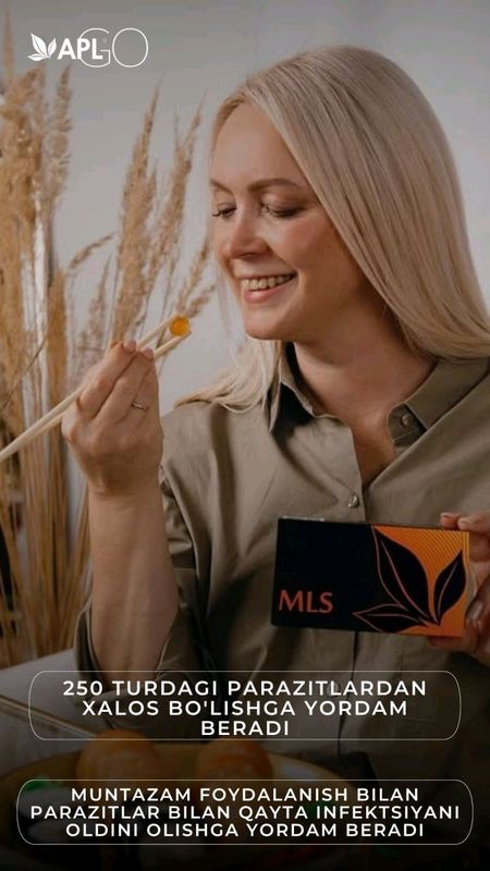 MLS-GIJJA VA PARAZITLAR,VIRUSLARNI YOʻQ QILADI
