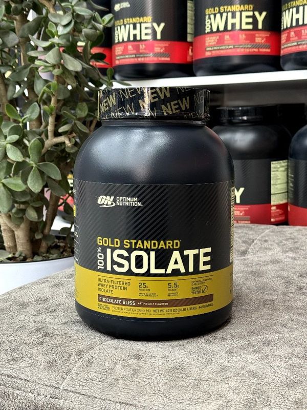 Optimum Nutrition Gold Standard 100% Isolate 1.36 kg, изолят протеин.