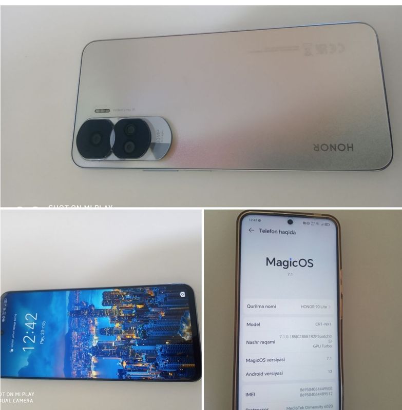 HONOR 90 Lite yangi holati zor gapi yo'q telefonga