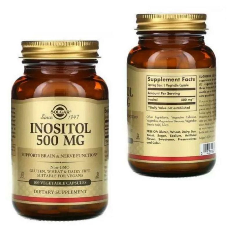 Инозитол Solgar 500mg 100 caps Inositol Capsules Инозитол Solgar 500mg 100 caps Inositol Capsules