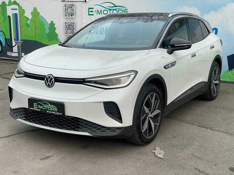 Volkswagen ID.4 Crozz Pro 2022 белый жемчуг электро Volkswagen ID.4 Crozz Pro 2022 белый жемчуг электро