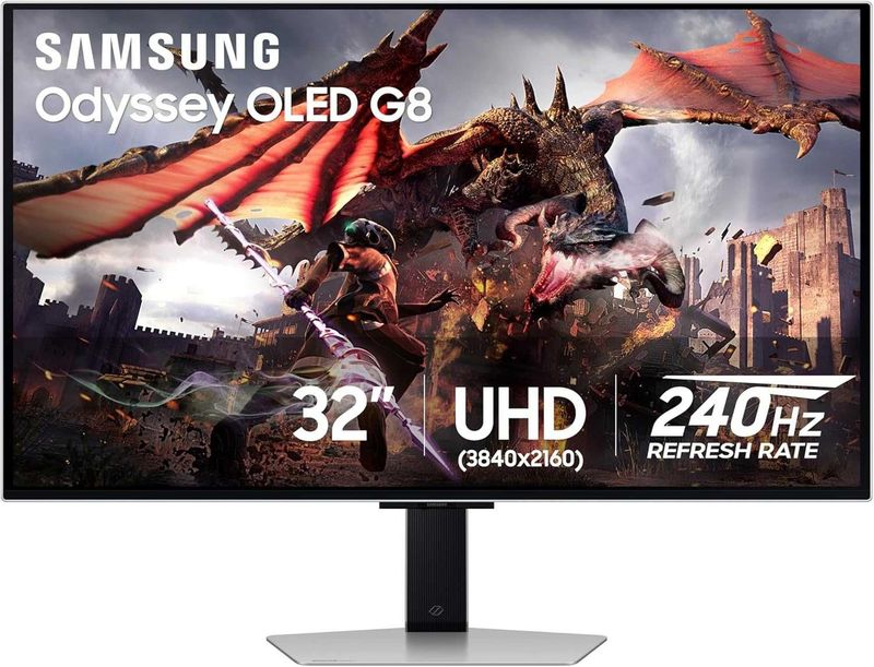 [НОВЫЙ] Монитор Samsung 32" Odyssey OLED G8 LS32DG802SMXZN 4K 240Hz