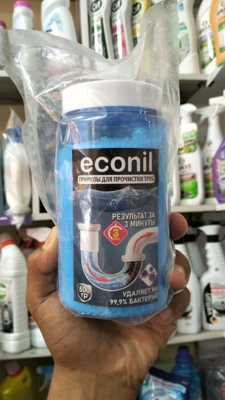"Econil" гранулы для прочистки труб "Econil" гранулы для прочистки труб