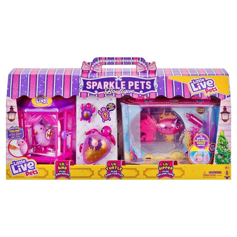 Маленькие живые питомцы Little Live Pets - Sparkle Pets Boutique 3 в 1