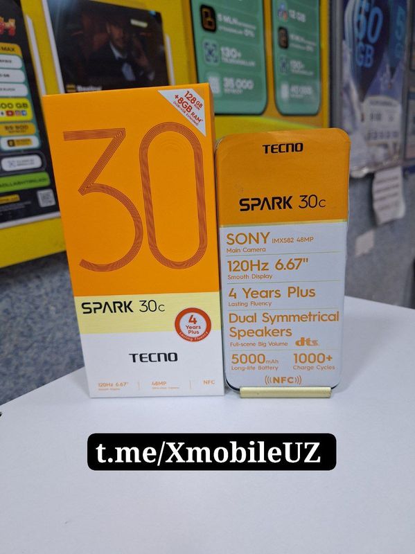 Tecno Spark 30C 4+4/128GB Tecno Spark 30C 4+4/128GB