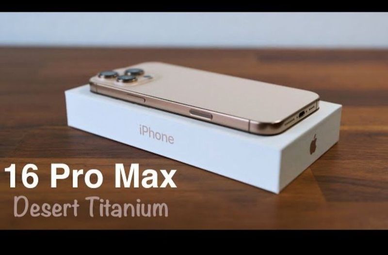 Iphone 16 pro max 256 desert titanium