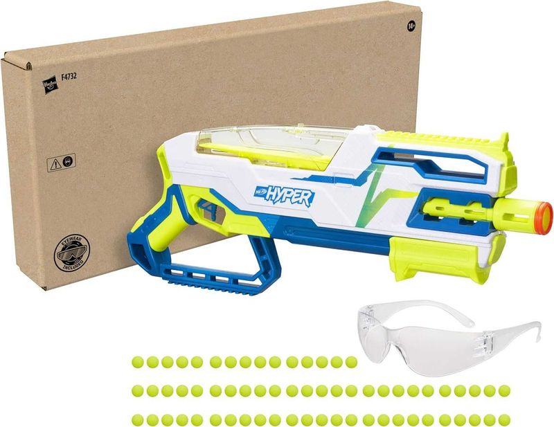 NERF Hyper Bundle, помповый бластер Siege-50, скорость до 110 кадров NERF Hyper Bundle, помповый бластер Siege-50, скорость до 110 кадров
