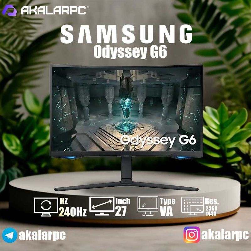 Samsung Odyssey G6 27 2K 240Hz - LS27BG650SMXZN