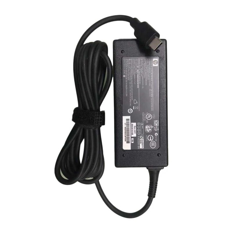 Блок питания для ноутбуков HP USB Type C 65Ватт зарядка Блок питания для ноутбуков HP USB Type C 65Ватт зарядка