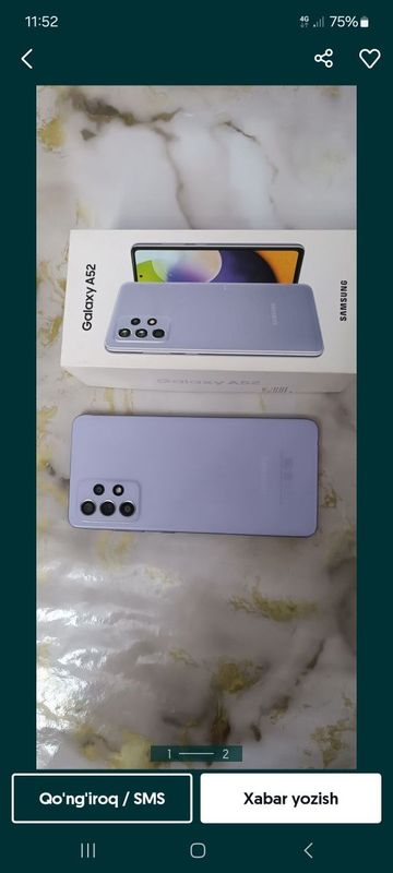 Samsung a52 karobka dakument zaryadnik