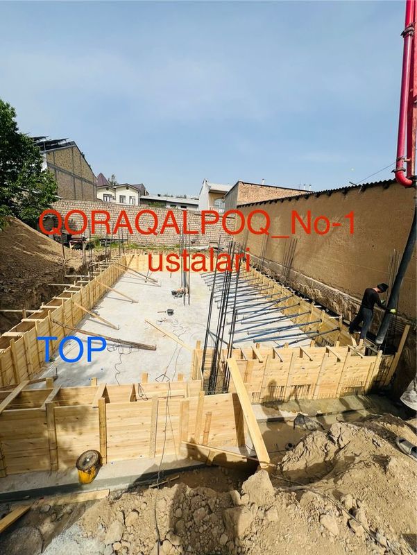 Beton quyish/uy qurish/Gisht terish/noldan boshlap uylar quramiz Beton quyish/uy qurish/Gisht terish/noldan boshlap uylar quramiz