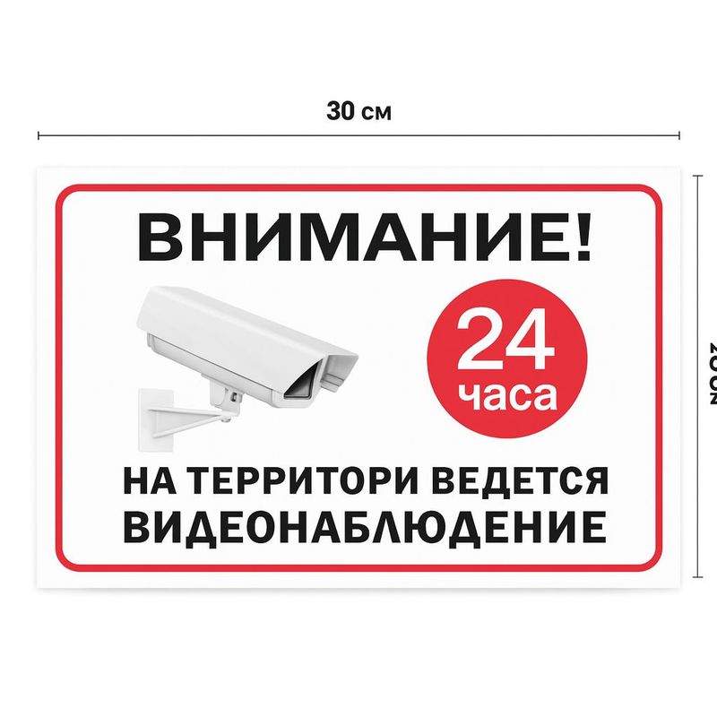 табличка видио наблюдения табличка видио наблюдения