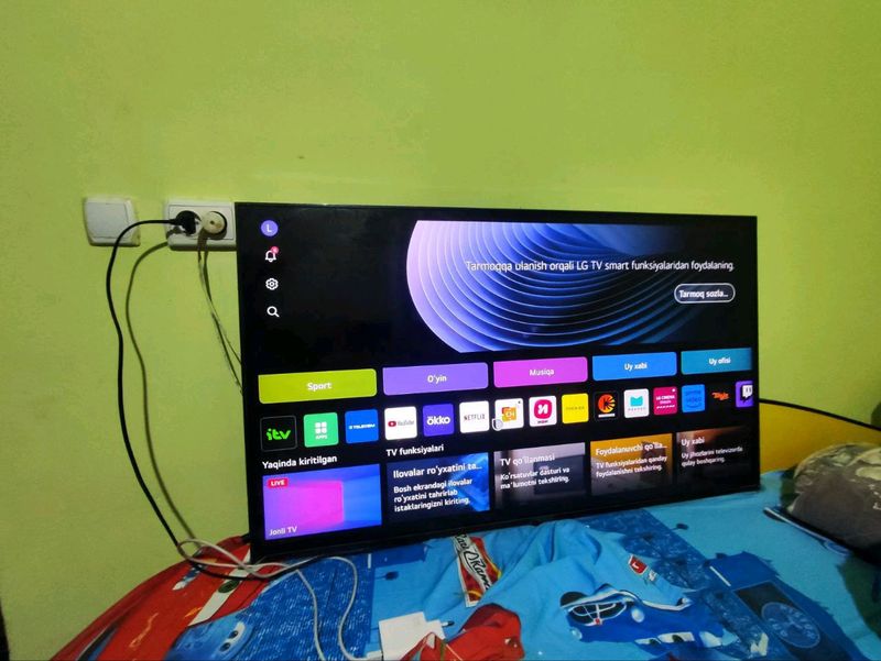 LG televizor sotiladi 3 oy ishlatilgan xolati zor. LG televizor sotiladi 3 oy ishlatilgan xolati zor.