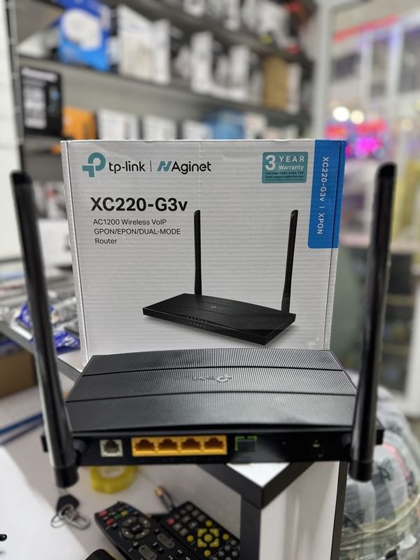 tp-link XC220-G3v Роутер Wi-Fi AC1200 с поддержкой GPON и VoIP.