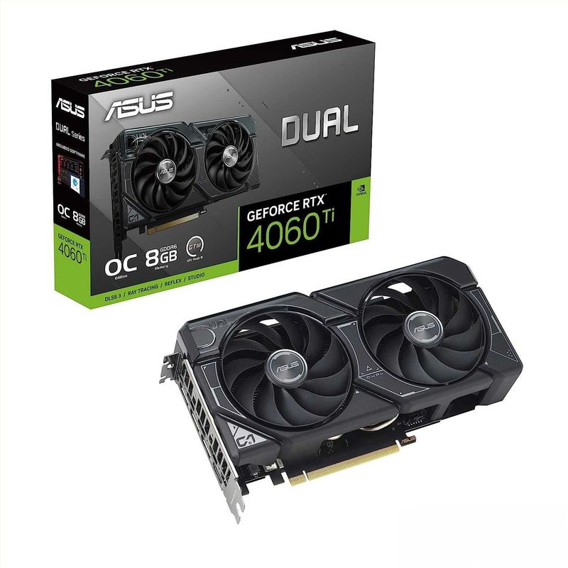 Видеокарта ASUS GeForce RTX 4060 Ti Dual OC Edition