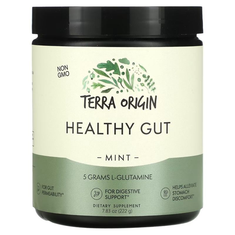 Terra Origin, HEALTHY GUT Gastrointestinal Supplement, Mint Flavor Но