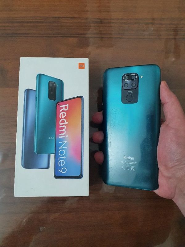 Srochna sotiladi Xiaomi Redmi Note 9 4/64Gb Original Karobka dakument