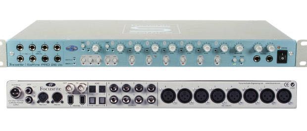 Аудиоинтерфейс - звуковая карта Focusrite Saffire 26 i/o.