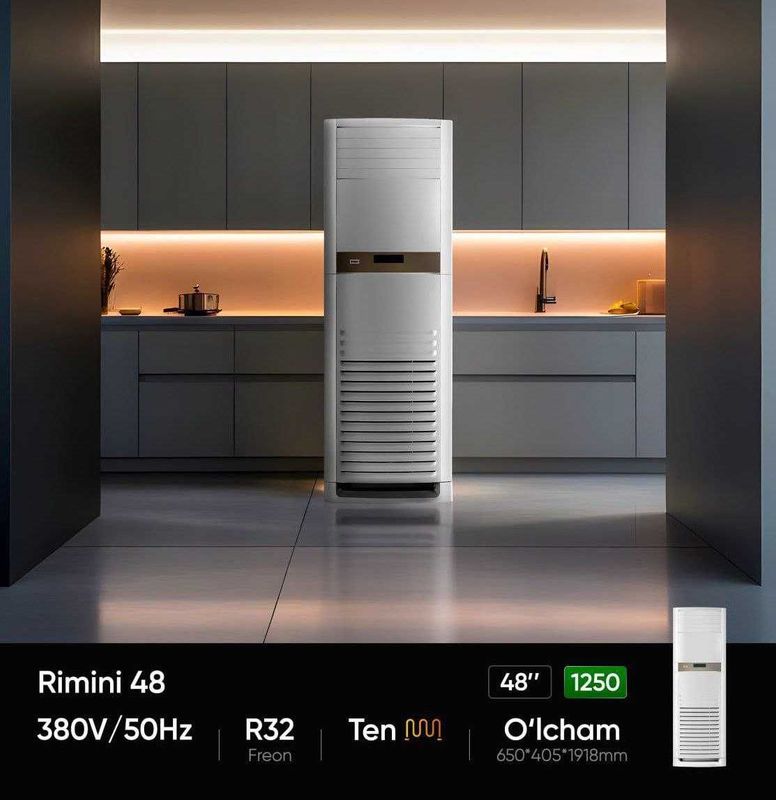 Колонный кондиционер hoffmann-36BTU +установка Колонный кондиционер hoffmann-36BTU +установка
