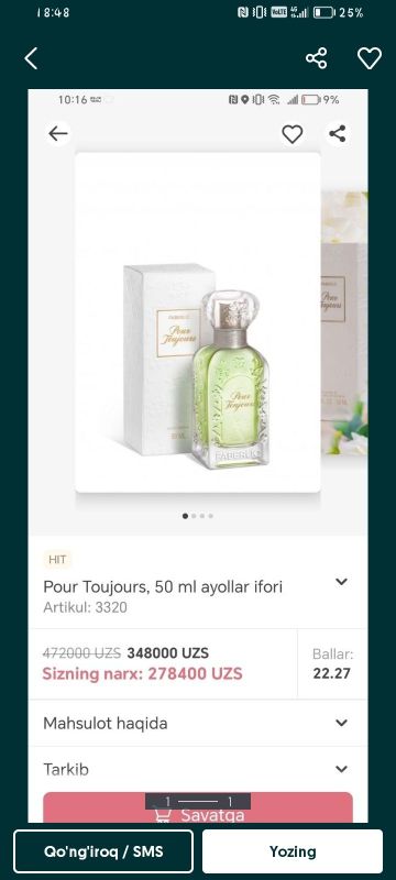 Faberlic atirlari