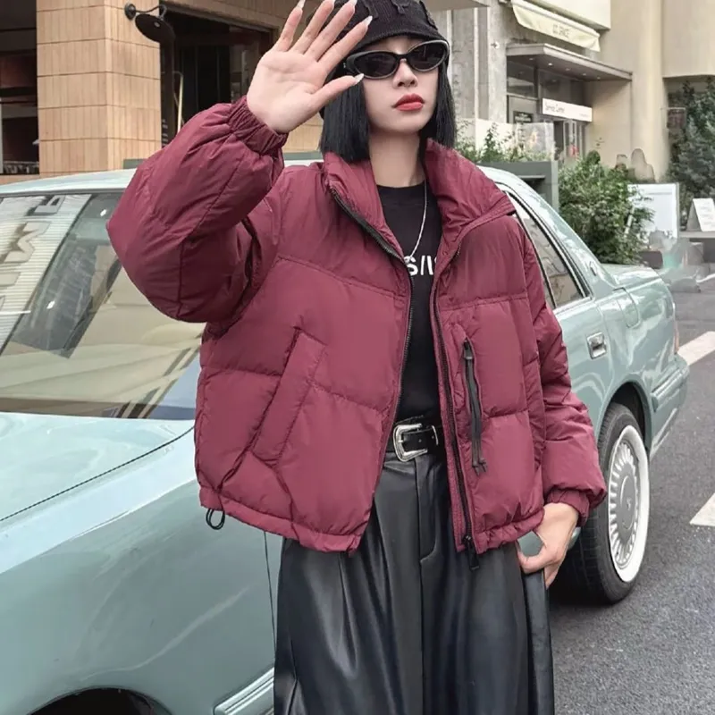 женский пуховик куртка короткий L зимний