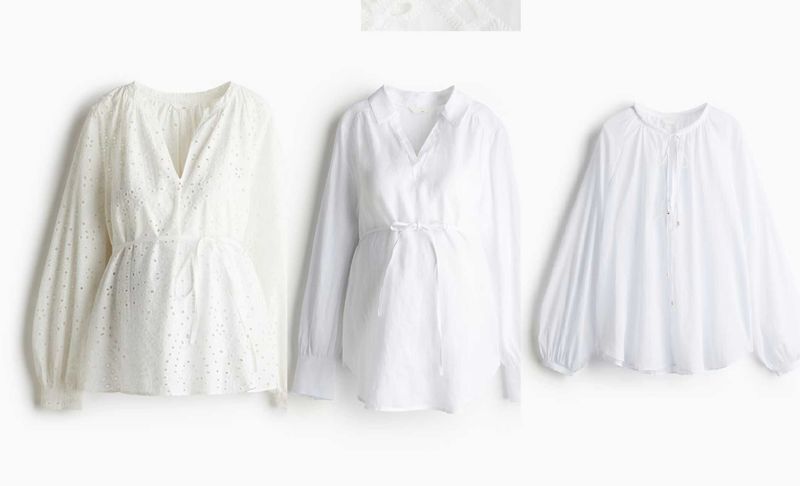 Новые блузки /рубашки хлопок /лен H&M, размер XL (54/60) Новые блузки /рубашки хлопок /лен H&M, размер XL (54/60)