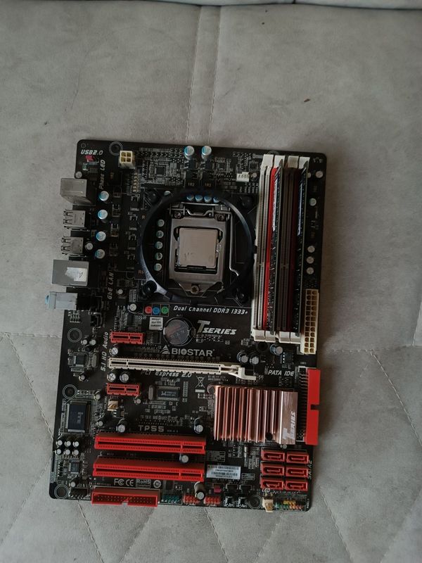 Комплект Biostar tp55 ddr3 Xeon x3440 8x2 ОЗУ