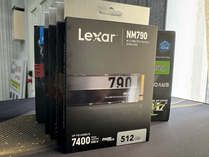 Lexar m.2 nvme 512gb 7400mb/s optim 45$