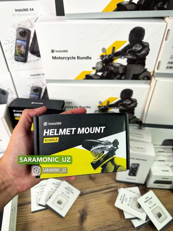 Insta360 HELMET MOUNT Bundle — Аксессуар фиксатор для шлема Мотоцикл