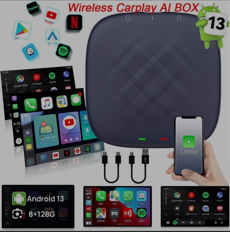 Карплей Carplay Carlinkit TBOX+ 8/128 GB Android бортовой компьютер