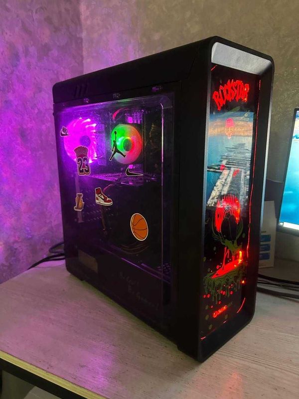 Игровой кейс 10 поколения/ i3 10100f + Rx570 4gb + 16gb ddr4 / 128+1TB Игровой кейс 10 поколения/ i3 10100f + Rx570 4gb + 16gb ddr4 / 128+1TB