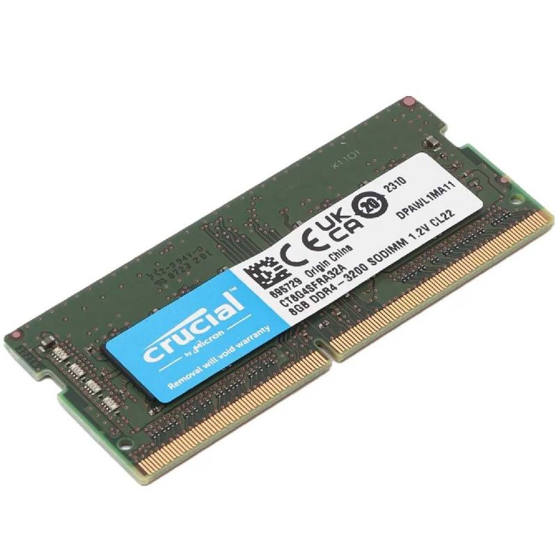 Оперативная память - Crucial SoDDR4 8GB - 16GB - 32GB (3200MHz)