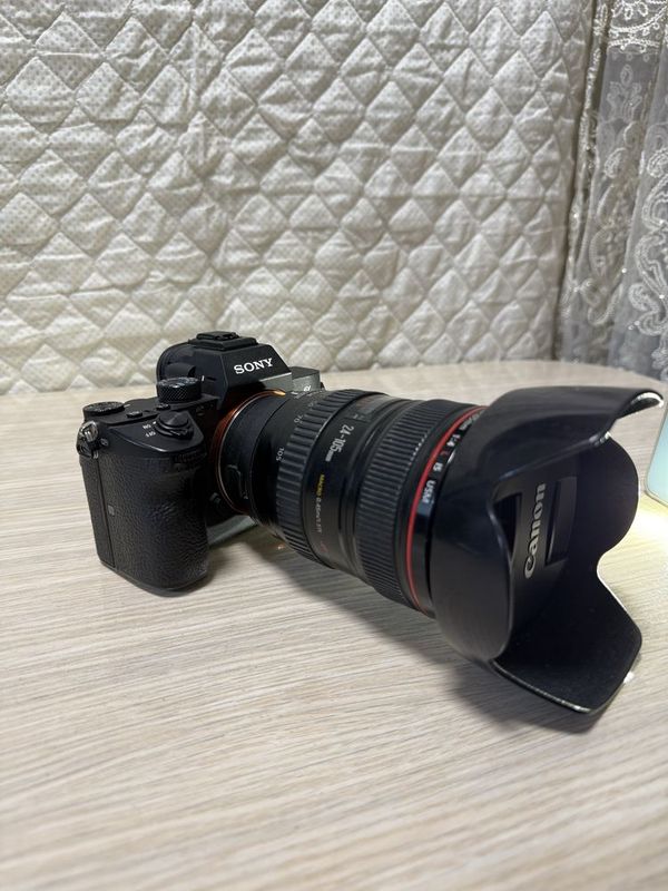 Sony A7 III + Обьектив Canon 85mm Sony A7 III + Обьектив Canon 85mm