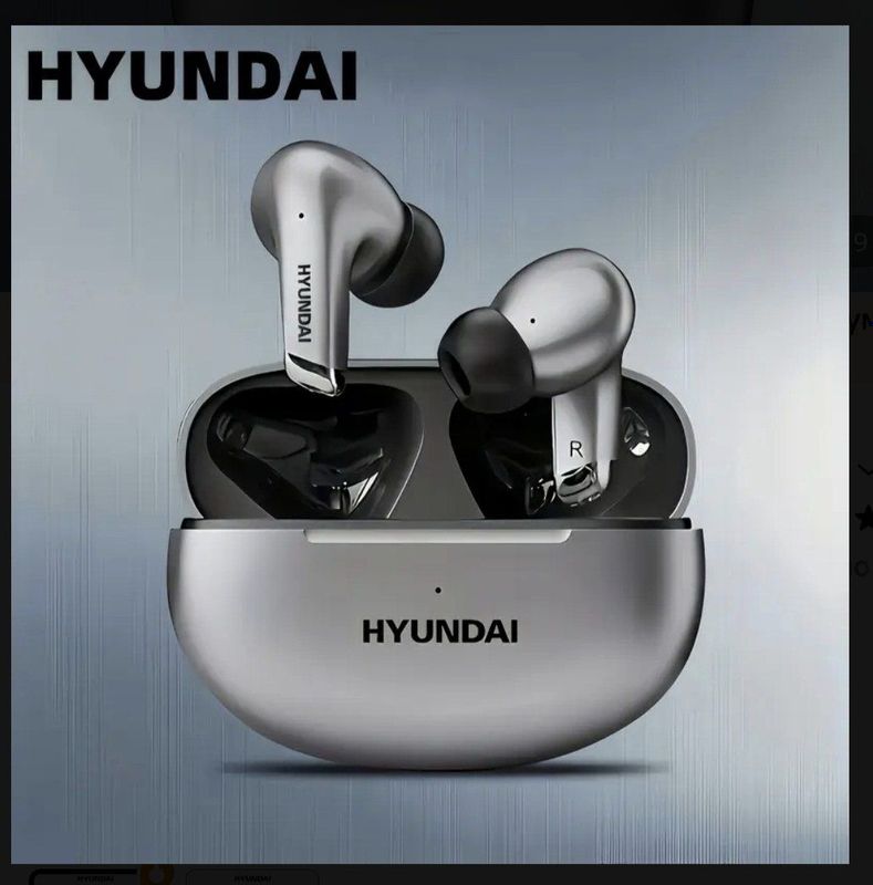 Новые! Оригинальные сенсорные блютуз наушники HYUNDAI без проводные Новые! Оригинальные сенсорные блютуз наушники HYUNDAI без проводные