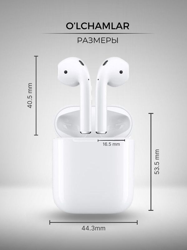 Airpods 2/2 lux varianti ishlashlari zor 1/1 ishle Airpods 2/2 lux varianti ishlashlari zor 1/1 ishle