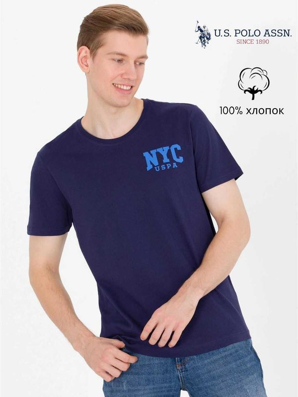 USPA Футболка мужская с принтом 100% хлопок СКИДКА!!! USPA Футболка мужская с принтом 100% хлопок СКИДКА!!!