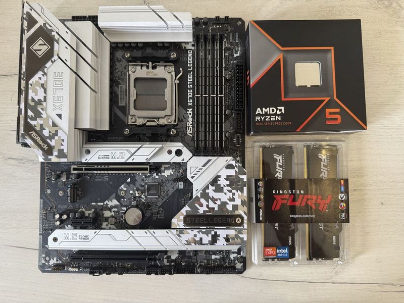 Asrock X670E | Ryzen 5 9600X | Kingston Fury RGB 2x16GB 6000MHz Asrock X670E | Ryzen 5 9600X | Kingston Fury RGB 2x16GB 6000MHz