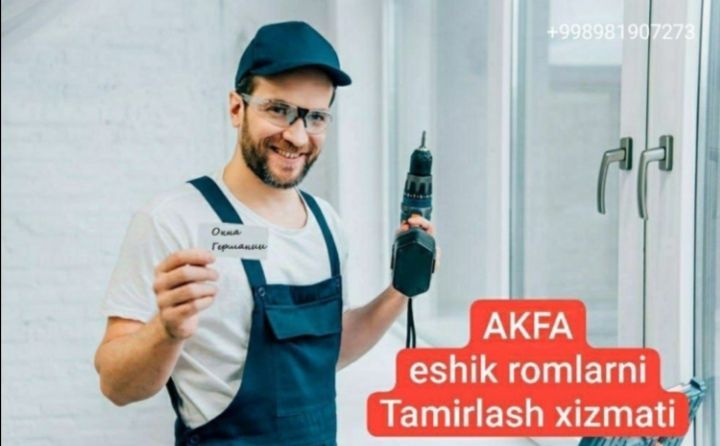 akfa eshik va romlari tamirlash