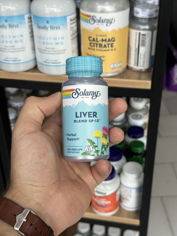 Solaray Liver Blend SP-13 100 капсул