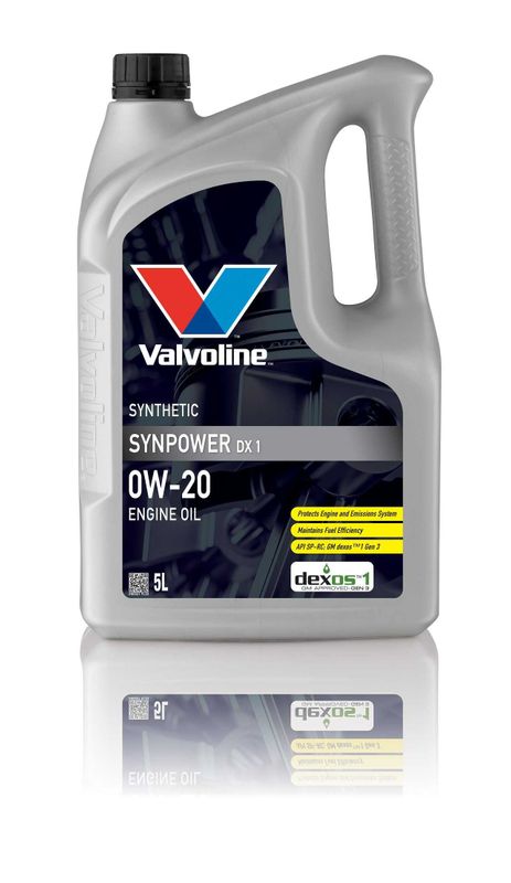 VALVOLINE synpower DX1 0W-20 api SP 5L VALVOLINE synpower DX1 0W-20 api SP 5L