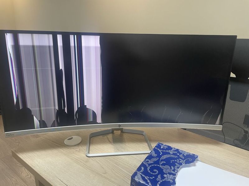 HP 34f Curved сгорела матрица HP 34f Curved сгорела матрица