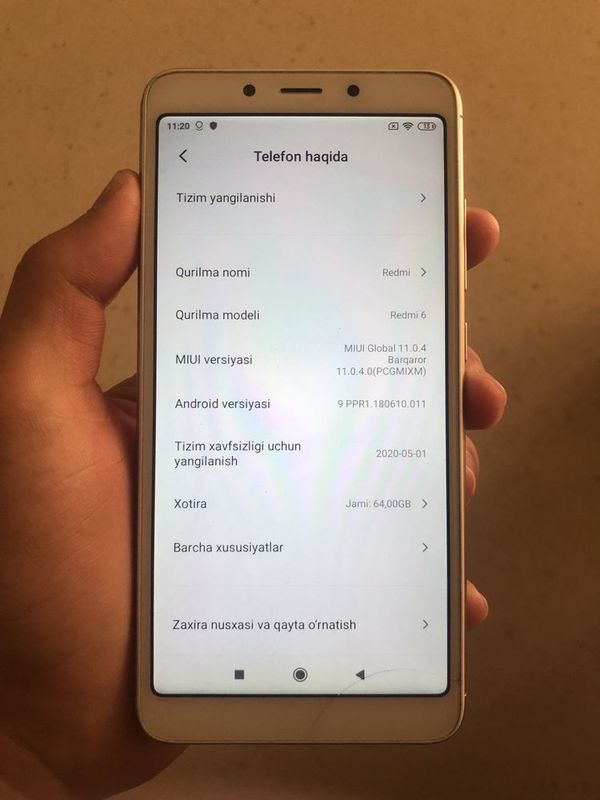 Redmi 6 holati yaxshi 64GB Redmi 6 holati yaxshi 64GB