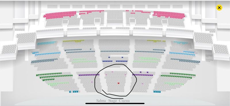 Million konsertiga Markazdan 12 qatordan joylar bor