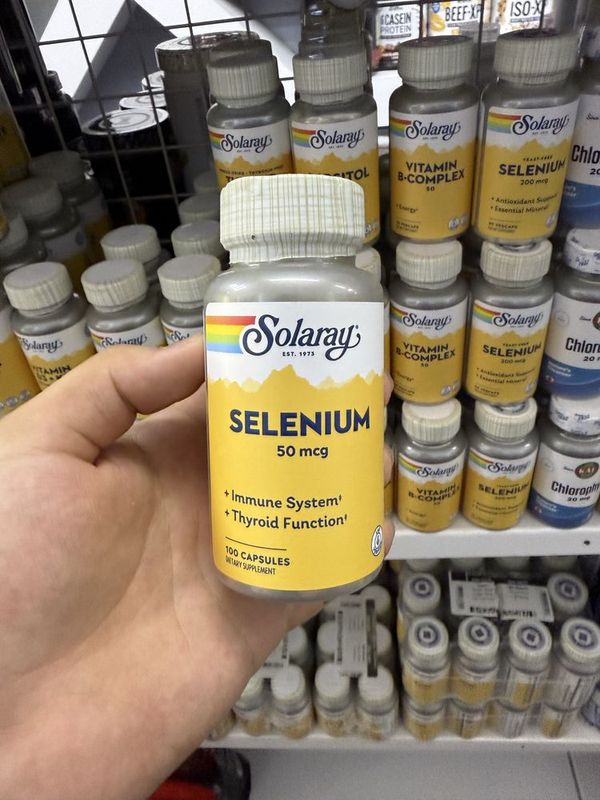 Solaray Selenium 50mcg 100capsules Solaray Selenium 50mcg 100capsules